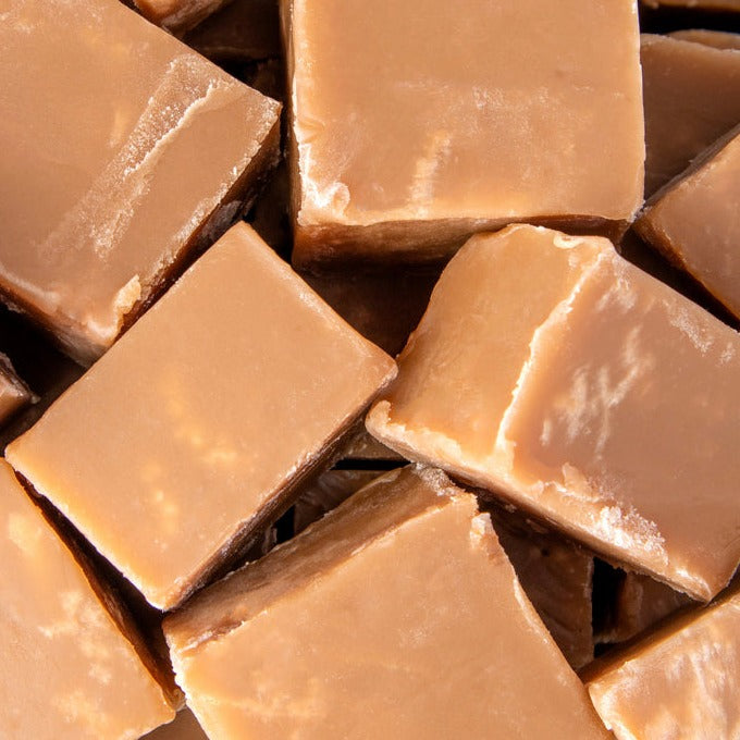 Vegan salted caramel fudge